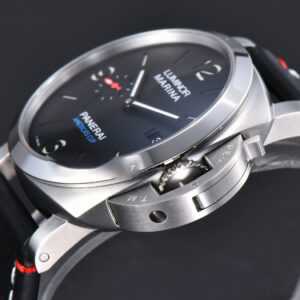 PAM732 TTF 44MM Black Dial Black Leather Strap P9010 - Image 21