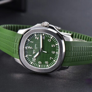 Aquanaut 5168 42mm ZF Green Dial Green Rubber Strap A324 - Image 11