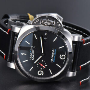 PAM732 TTF 44MM Black Dial Black Leather Strap P9010 - Image 24