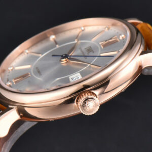 Portofino V7F 37MM RG Silver Dial RG Marker Brown Leather Strap A2892 - Image 8