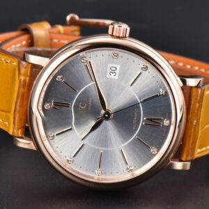 Portofino V7F 37MM RG Silver Dial RG Marker Brown Leather Strap A2892 - Image 10