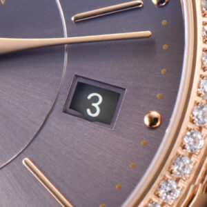 Portofino V7F 37MM RG Diamond Gray Dial RG Marker Black Leather Strap A2892 - Image 5
