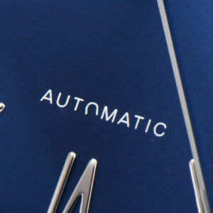 Portofino V7F 40MM Blue Dial Silver Hands Black Leather Strap A2892 - Image 4