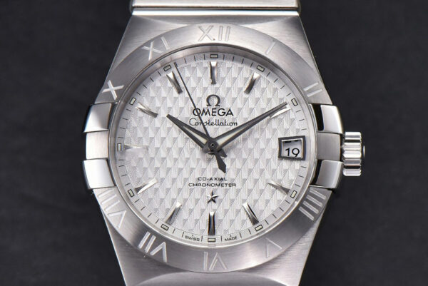 Constellation VSF 38MM White Textured Dial SS Bracelet A8500