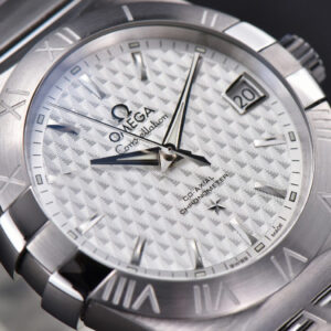 Constellation VSF 38MM White Textured Dial SS Bracelet A8500 - Image 6