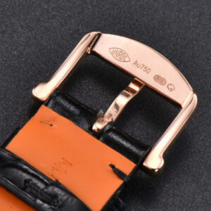 Portofino V7F 37MM RG Diamond Gray Dial RG Marker Black Leather Strap A2892 - Image 16