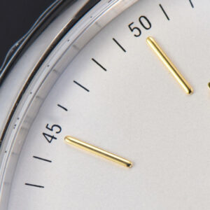 Portofino V7F 40MM White Dial YG Hands Black Leather Strap A2892 - Image 11