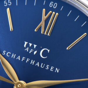 Portofino V7F 40MM Blue Dial YG Hands Black Leather Strap A2892 - Image 11