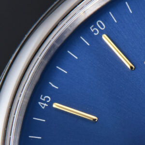 Portofino V7F 40MM Blue Dial YG Hands Black Leather Strap A2892 - Image 12