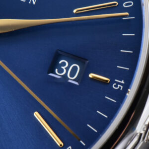 Portofino V7F 40MM Blue Dial YG Hands Black Leather Strap A2892 - Image 15