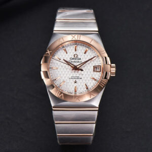 Constellation VSF 38MM RG/SS White Textured Dial RG/SS Bracelet A8500 - Image 3