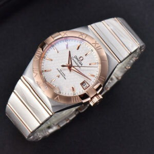 Constellation VSF 38MM RG/SS White Textured Dial RG/SS Bracelet A8500 - Image 10