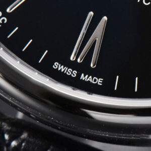 Portofino V7F 40MM Black Red “60” Dial Black Leather Strap A2892 - Image 15