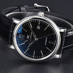 Portofino V7F 40MM Black Red “60” Dial Black Leather Strap A2892 - Image 19