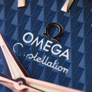 Constellation VSF 38MM RG/SS Blue Textured Dial RG/SS Bracelet A8500 - Image 9