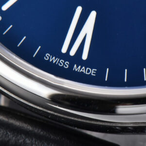 Portofino V7F 40MM Blue Dial Black Leather Strap A2892 - Image 14