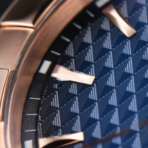 Constellation VSF 38MM RG/SS Blue Textured Dial RG/SS Bracelet A8500 - Image 12