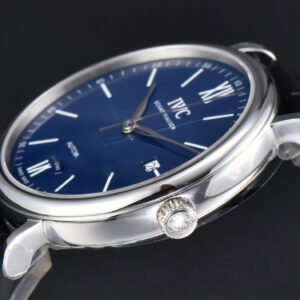 Portofino V7F 40MM Blue Dial Black Leather Strap A2892 - Image 17