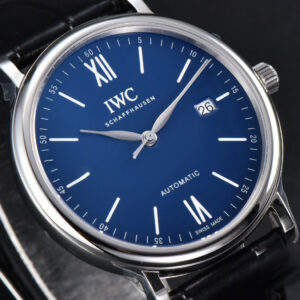 Portofino V7F 40MM Blue Dial Black Leather Strap A2892 - Image 18