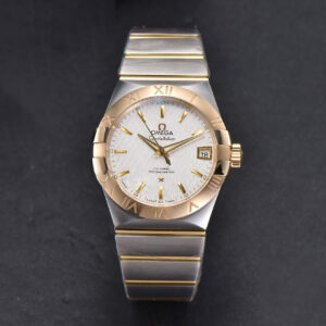 Constellation VSF 38MM YG/SS White Textured Dial YG/SS Bracelet A8500 - Image 4