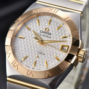 Constellation VSF 38MM YG/SS White Textured Dial YG/SS Bracelet A8500 - Image 6