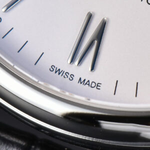 Portofino V7F 40MM White Dial Red Index Black Leather Strap A2892 - Image 14