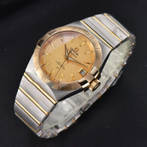 Constellation YG/SS VSF 38MM Gold Textured Dial YG/SS Bracelet A8500 - Image 18