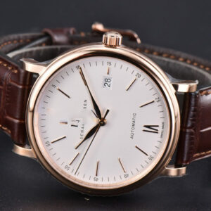 Portofino V7F 40MM RG White Dial RG Marker Brown Leather Strap A2892 - Image 10