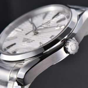 Aqua Terra 150M VSF 41MM White Wave Dial Silver Markers SS Bracelet A8500 - Image 6