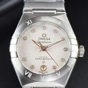 Constellation 29mm TWSF White Dial RG Diamond Marker SS Bracelet A8700