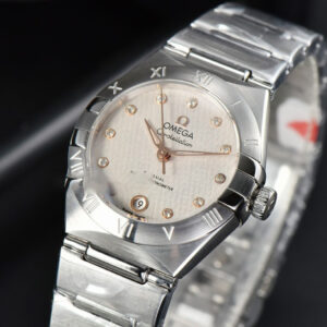 Constellation 29mm TWSF White Dial RG Diamond Marker SS Bracelet A8700 - Image 2