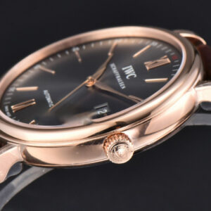Portofino V7F 40MM RG Gray Dial RG Marker Brown Leather Strap A2892 - Image 15