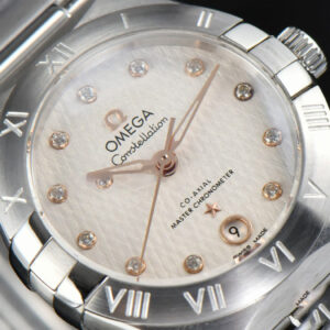 Constellation 29mm TWSF White Dial RG Diamond Marker SS Bracelet A8700 - Image 6