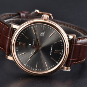 Portofino V7F 40MM RG Gray Dial RG Marker Brown Leather Strap A2892 - Image 17