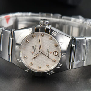 Constellation 29mm TWSF White Dial RG Diamond Marker SS Bracelet A8700 - Image 7
