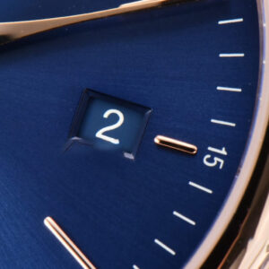 Portofino V7F 40MM RG Blue Dial RG Marker Brown Leather Strap A2892 - Image 11