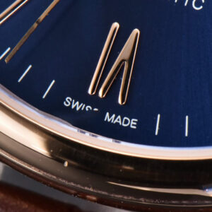 Portofino V7F 40MM RG Blue Dial RG Marker Brown Leather Strap A2892 - Image 12