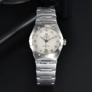 Constellation 29mm TWSF White Textured Dial SS Bracelet A8700 - Image 8