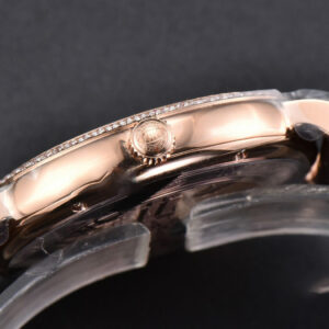 Portofino V7F 40MM RG Diamond Silver Dial RG Marker Brown Leather Strap A2892 - Image 18