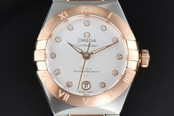 Constellation 29mm TWSF RG White Dial RG/SS Bracelet A8700