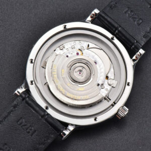 Portofino V7F 40MM White Dial Red Index Black Leather Strap A2892 - Image 21