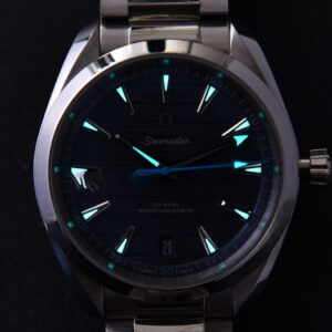 Aqua Terra 150M VSF 41MM Light Blue Dial Blue Hand Silver Markers SS Bracelet A8900 - Image 24