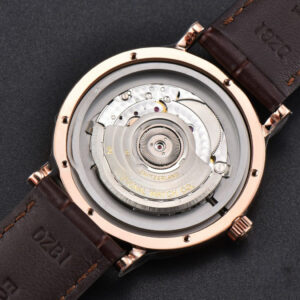Portofino V7F 40MM RG Diamond Silver Dial RG Marker Brown Leather Strap A2892 - Image 22