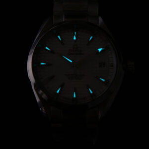 Aqua Terra 150M VSF 41MM White Wave Dial Silver Markers SS Bracelet A8500 - Image 24