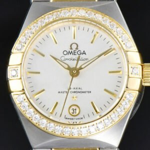 Constellation 29mm TWSF YG Diamond White Dial Stick Marker YG/SS Bracelet A8700