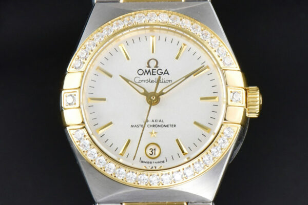 Constellation 29mm TWSF YG Diamond White Dial Stick Marker YG/SS Bracelet A8700