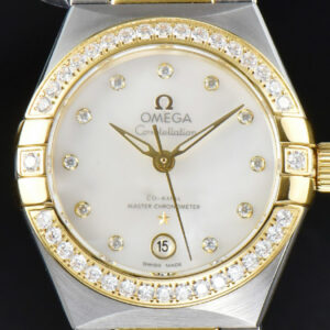 Constellation 29mm TWSF YG Diamond MOP Dial YG/SS Bracelet A8700