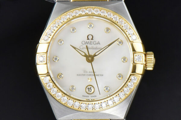 Constellation 29mm TWSF YG Diamond MOP Dial YG/SS Bracelet A8700