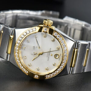 Constellation 29mm TWSF YG Diamond MOP Dial YG/SS Bracelet A8700 - Image 21