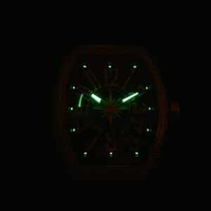 Vanguard V45 SS Full Diamonds ZF Blue Textured Dial on Blue Rubber Strap MIYOTA 9015 - Image 24